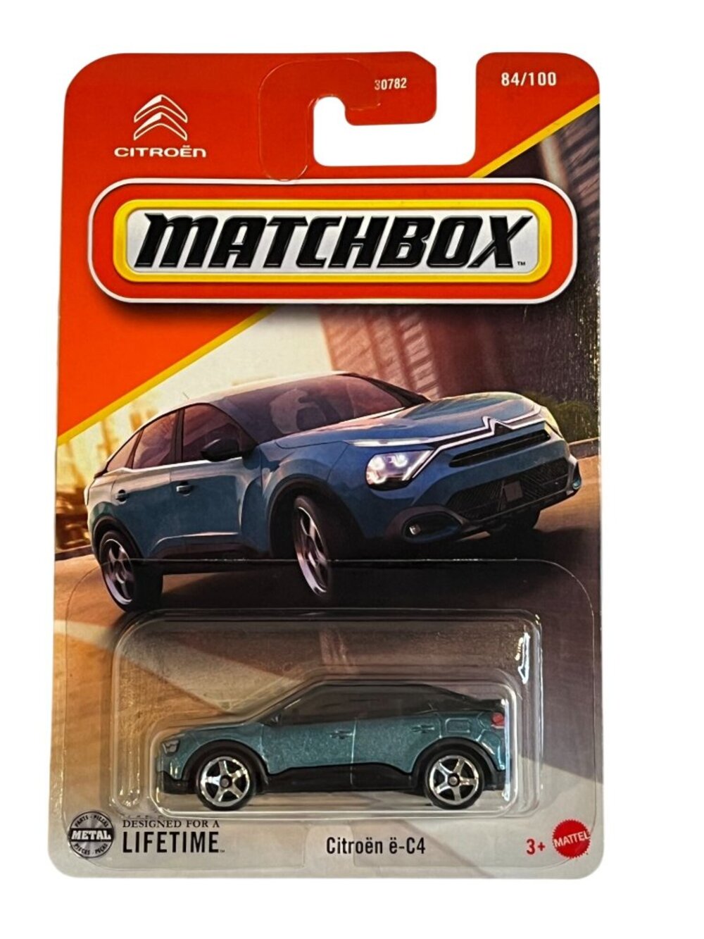 Matchbox Citroen e-C4 Blue SUV EV Electric Vehicle #84/100 New